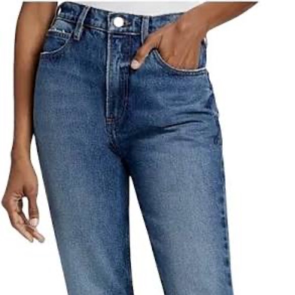 Frame Denim Le High 'N' Tight Crop Mini Boot Flare Jeans - Picture 1 of 8